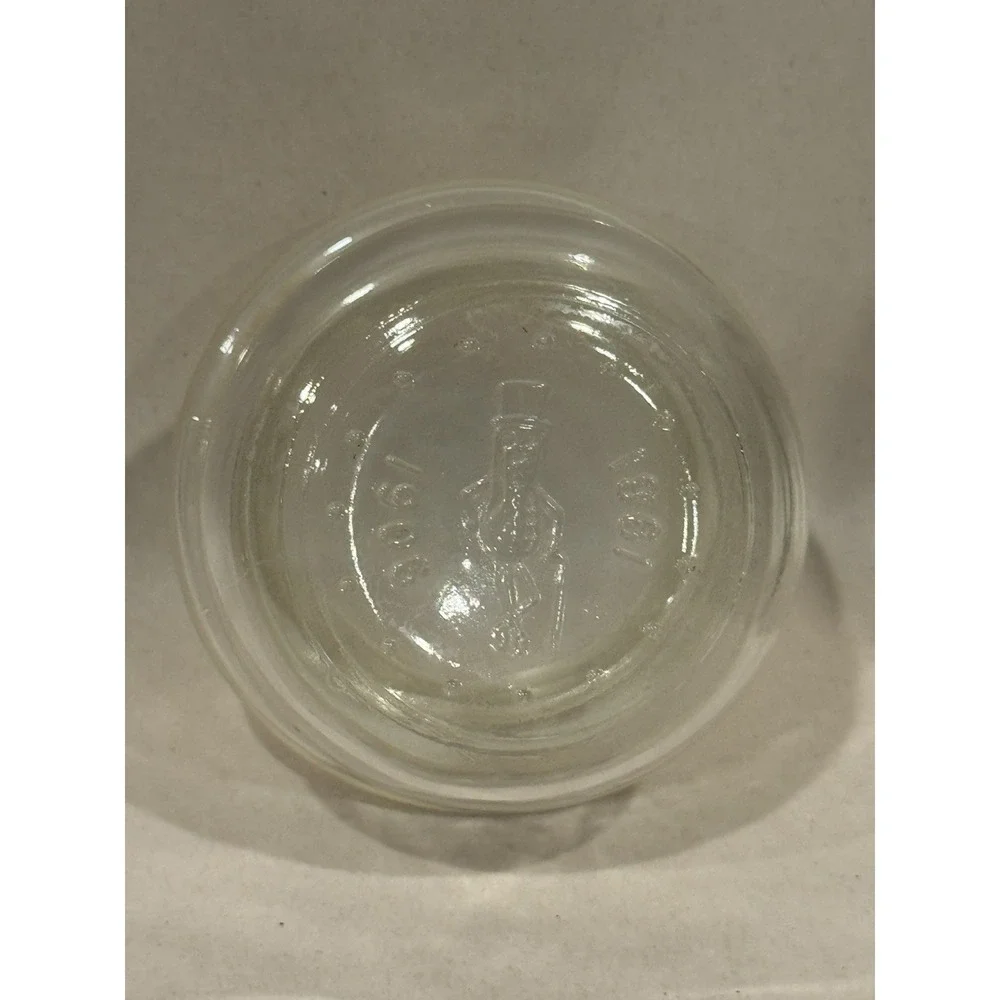 Vintage 1981 75th Anniversary Planters Mr. Peanut Glass Jar with Lid Cannister